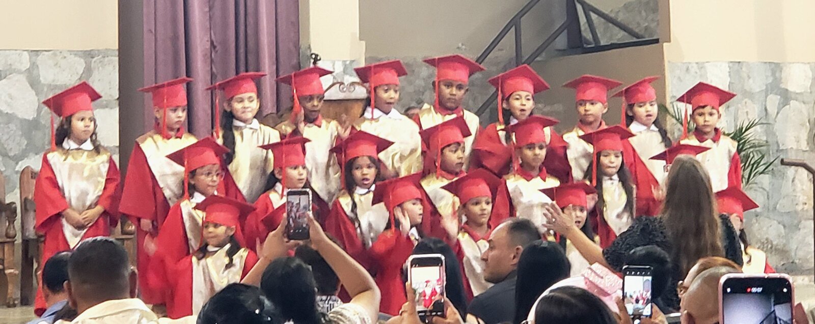 Graduation day at the Christian school